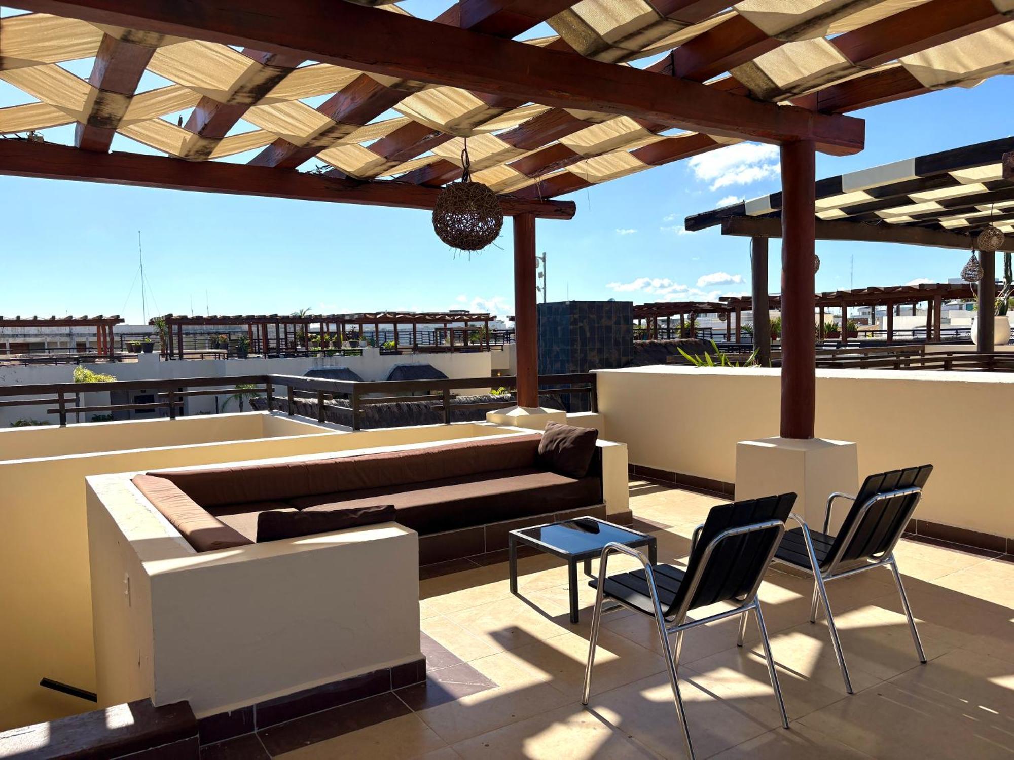 신데 델 카르멘 Departamento En Aldea Thai Con Terraza, Vista Al Mar Y Alberca Privada, Para 8 Personas 아파트 외부 사진
